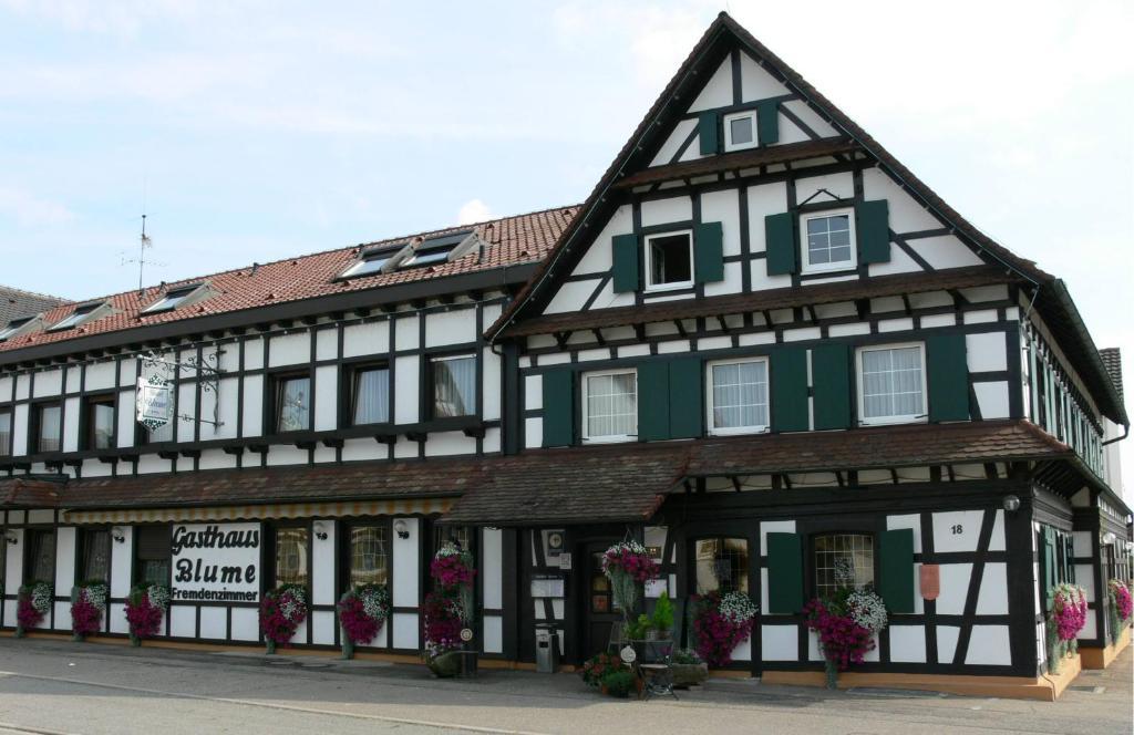 Hotel Landgasthof Blume Lichtenau  Bagian luar foto